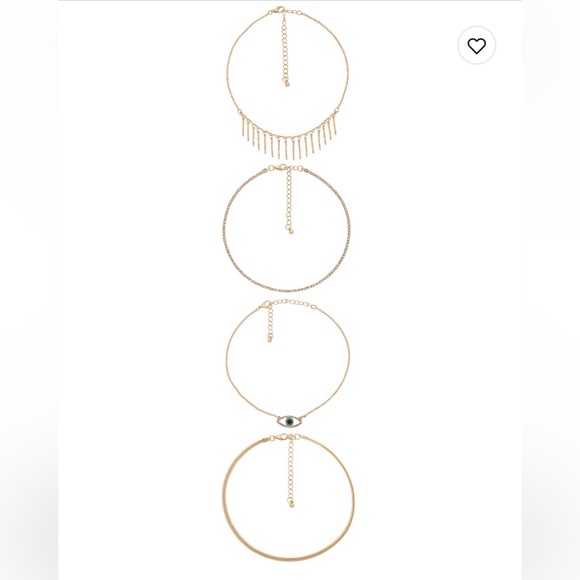 4 Piece Choker Set- Revolve - Picture 2 of 3